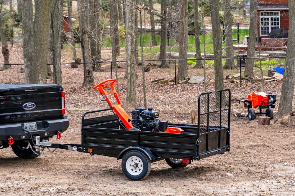 Stubbefres med Briggs & Stratton-motor XR2100 og hengerdrag – Kraftig og mobil! 