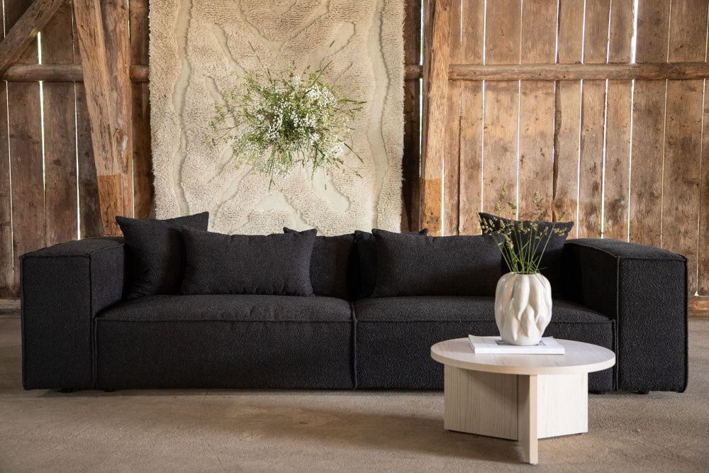 Venture Gillholmen 3-seter Sofa Svart 