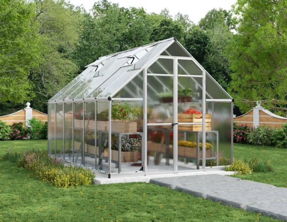 Canopia by Palram drivhus 367 x 244 cm Essence sølv