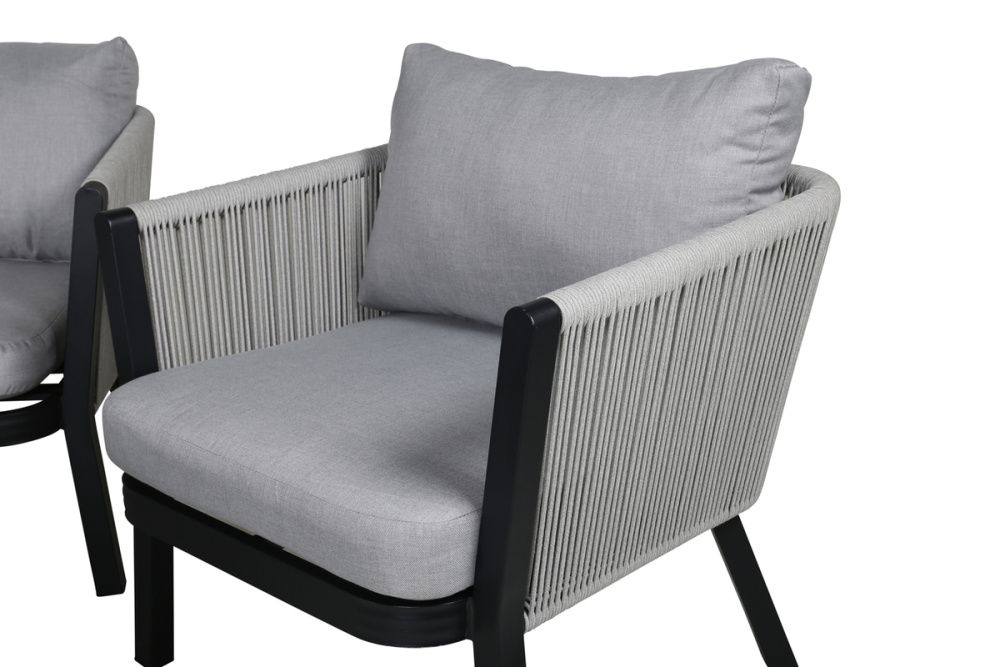 Venture Design Virya sofagruppe grå/svart 1462-408 