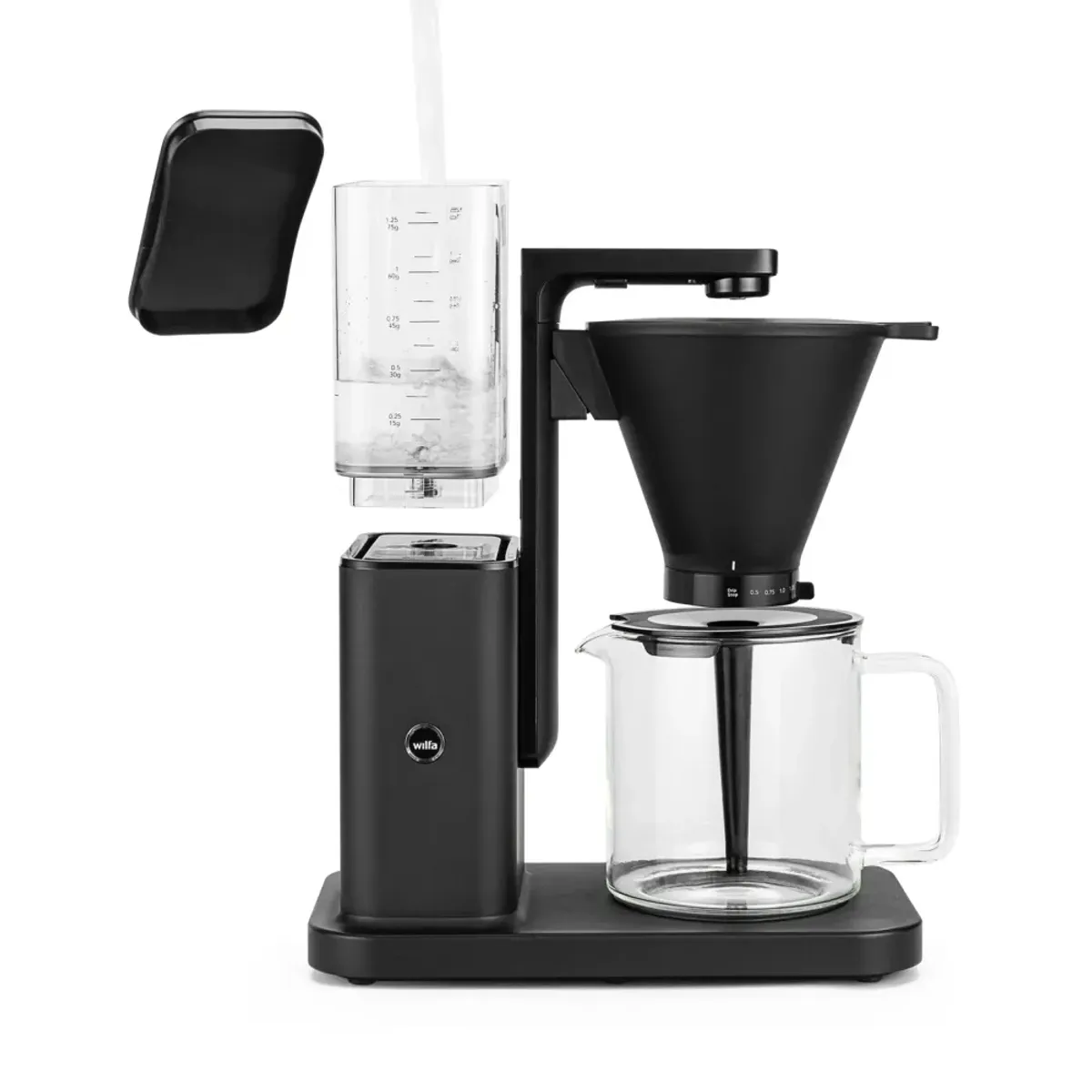 Wilfa Zense Alux kaffetrakter CM10AB-M125 1,25 L sort aluminium
