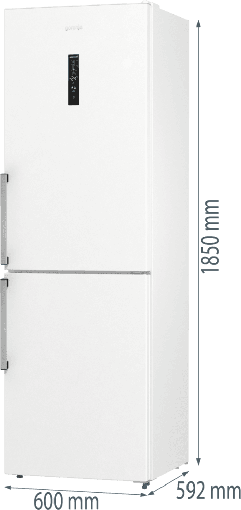 Gorenje kombiskap Hvit 185cm NRK619CA2W5
