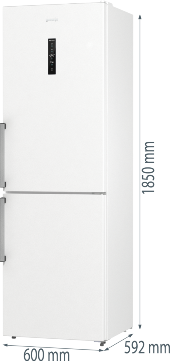 Gorenje kombiskap Hvit 185cm NRK619CA2W5