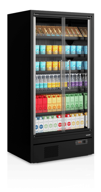Hovedbilde Tefcold Galaxy+ GP10FGD Black display kjøleskap