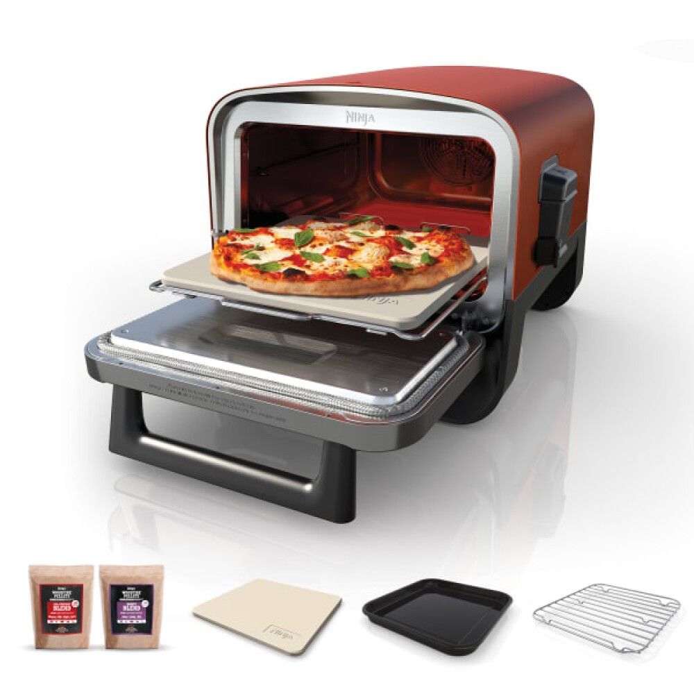 Ninja Woodfire pizzaovn konveksjonsovn og røykeovn i en maskin OO101EU 