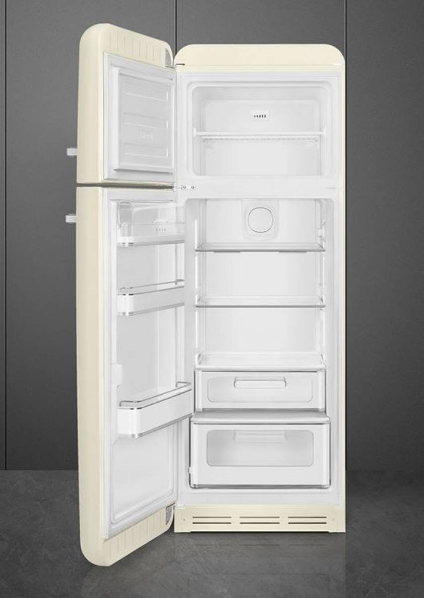 Smeg frittstående kombiskap krem/cream 50`s retro FAB30LCR5